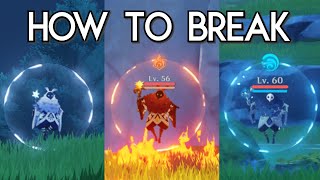 How To Break Cryo Pyro and Hydro Abyss Mage Shields  Genshin Impact [upl. by Fletch]