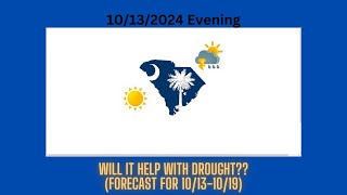 Will This Quiet Weather Help With Drought Forecast for 10131019 [upl. by Lanny]