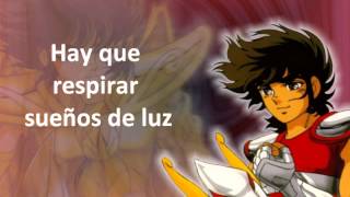 Los Caballeros del Zodiaco Ending 1 full latino quotBlue foreverquot by Mauren con letra [upl. by Ender]