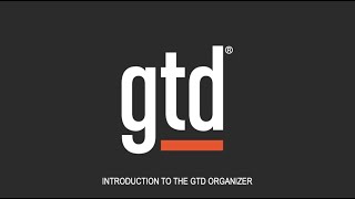 Introduction to the GTD® Organizer [upl. by Oiramaj]