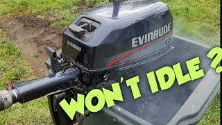 how to fix an outboard that wont idle [upl. by Astraea]