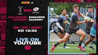 LIVE  Harlequins Academy v Saracens Academy [upl. by Aridni]