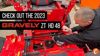 Gravely ZTHD 48 mowing very nice and easy 🇺🇸🇺🇸🙏🏼 [upl. by Nashbar]