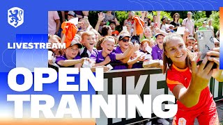 Open training OranjeLeeuwinnen 🦁  Voorbereiding EURO 2022 [upl. by Yaeger]