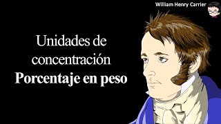 𝐃𝐈𝐒𝐎𝐋𝐔𝐂𝐈𝐎𝐍𝐄𝐒 𝐪𝐮í𝐦𝐢𝐜𝐚𝐬  unidades de concentración 𝐩𝐨𝐫𝐜𝐞𝐧𝐭𝐚𝐣𝐞 𝐞𝐧 𝐩𝐞𝐬𝐨 [upl. by Arihaz731]