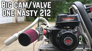 20HP Big Valve Predator 212 Runs [upl. by Joacima604]