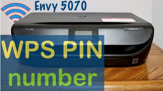 HP Envy 5070 WPS PIN number [upl. by Kruter]