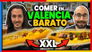 DÓNDE COMER BARATO EN VALENCIA EL AUTÉNTICO ALMUERZO VALENCIANO IMPRESIONANTE [upl. by Artapoelc]