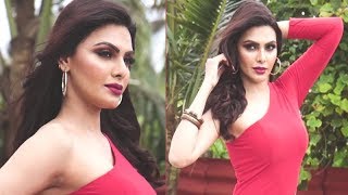 Sherlyn Chopra slays it in red dress [upl. by Nnyledam]