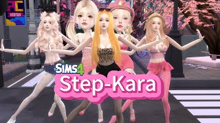 【Sims 4 dance animation】STEPKARA cover animation download MMD dance DL [upl. by Ennasor]