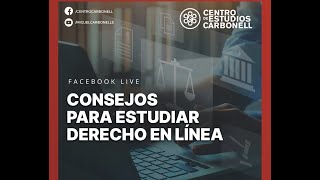 Cómo estudiar Derecho en línea y no morir en el intento [upl. by Smallman]