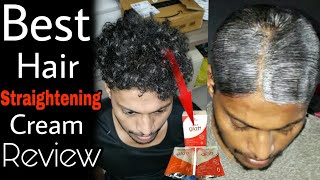 Best Hair Straightening Cream For Dry Damage Very Curly Hair  Glatt Cream Honest Review In Hindi [upl. by Kit635]