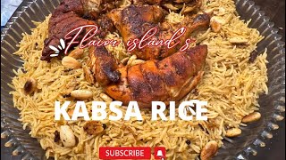 Kabsa Rice Easy Recipe  Arabian Kabsa Biryani recipe  chicken Mandi [upl. by Lanctot]