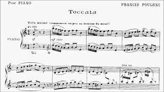 ABRSM DipABRSM Piano Repertoire No70 Poulenc Toccata from Trois Pieces No3 [upl. by Arocahs]