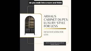 Arhaus Cabinet Dupes  Luxury Style for Less [upl. by Inihor186]