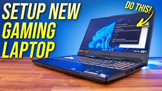 How To Setup Your New Gaming Laptop [upl. by Noonberg]