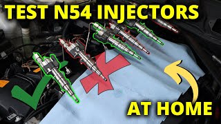 How to TEST your N54 Injectors AT HOME Leaking Injector Symptoms [upl. by Ohaus]