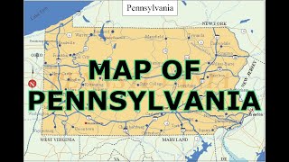 MAP OF PENNSYLVANIA [upl. by Shifra]