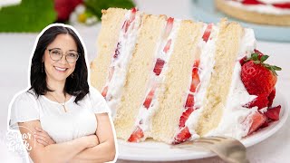 How To Make A Strawberry Shortcake Layer Cake [upl. by Derrick]