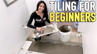 How to Tile a Floor for Beginners [upl. by Aitnauq76]