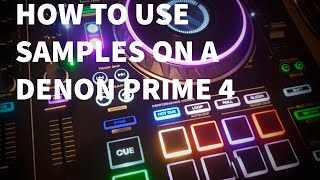 How To Use Samples On A Standalone DJ System Denon Prime Pioneer RR RX XZ [upl. by Vlad]