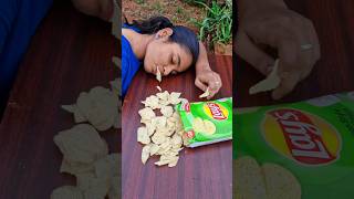 LAYS EATING HACK😋😱TomampJerry 🤣DiyaIshwarya shorts viralvideo [upl. by Alekim482]