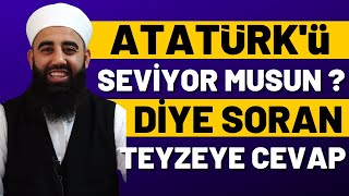 Atatürkü Seviyor musun  Diye Soran Teyzeye İbretlik Cevap [upl. by Ydospahr]