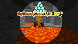 Minecraft Czy Naprawdę Diamenty Znajdują Się pod Lawą shorts [upl. by Suilienroc765]