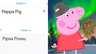 Peppa Pig in different languages meme [upl. by Roxy]