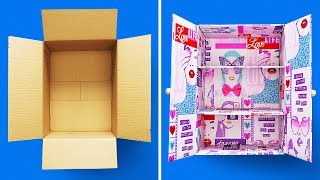 29 CARDBOARD BOXES CRAFTS [upl. by Sparkie184]