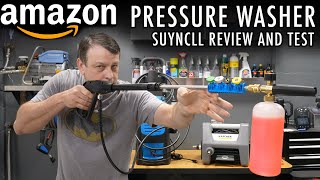 IF THIS IS YOU MUST WATCH Amazon ELECTRIC PRESSURE WASHER REVIEW SUYNCLL [upl. by Ashwin32]