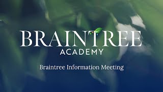 Braintree Information Meeting [upl. by Samoht954]