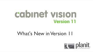 Whats New in Cabinet Vision Version 11 [upl. by Rolecnahc]