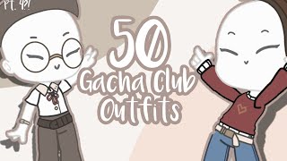 ✧･ﾟ 50 Gacha Club Outfit Ideas pt 4 ･ﾟ✧ [upl. by Aisayn]