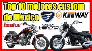 Top 10 Las mejores Motos Chopper de México  baja cilindrada [upl. by Annaiv996]