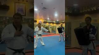 Spinning Back Kick Variation details by Master Jec Panotes [upl. by Elleahcim]