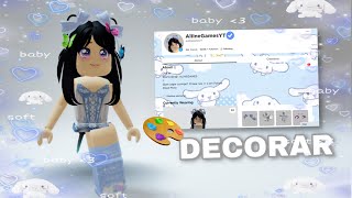 COMO DECORAR SEU ROBLOX ✨ [upl. by Laraine284]