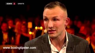 Joe Calzaghe surprises Mikkel Kessler on Danish TV show [upl. by Marylynne632]