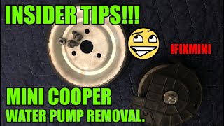 2nd Gen MINI water pump replacement tips [upl. by Koloski327]