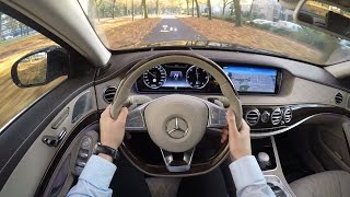 2017 Mercedes S Class New S350 Long AMG 4MATIC POV Driving Review Acceleration [upl. by Emirak]