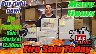 Live Fire Sale The most amazing items amp so very random  Cut out the middle man buy direct from me [upl. by Jake]