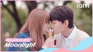 🎁Highlight Chu LiampZhou Chuan Ice Cream Kiss👄🍨  Moonlight  iQIYI Romance [upl. by Hinch]