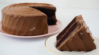 Easy Moist Chocolate Cake [upl. by Ronalda]