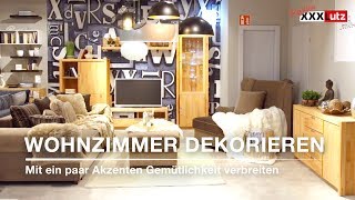 DIY Dekoration  Gemütliches Wohnzimmer  XXXLutz [upl. by Jentoft]