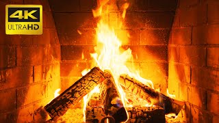 🔥 The Best Burning Fireplace 4K 10 HOURS with Crackling Fire Sounds NO MUSIC Close Up Fireplace 4K [upl. by Jr]