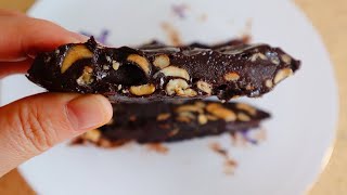 【蛋白粉食谱】简单好吃的蛋白棒 只需搅拌 消耗蛋白粉Simple and delicious protein bar just stir to consume protein powder [upl. by Ritch221]