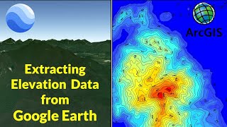 Extracting Elevation Data from Google Earth [upl. by Cody890]