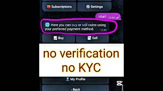 Exchange without verification P2P without KYC wallet earning cryptocurrency on a bank card money [upl. by Eckardt]