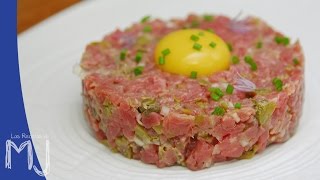 STEAK TARTAR  Receta tradicional [upl. by Nagear]