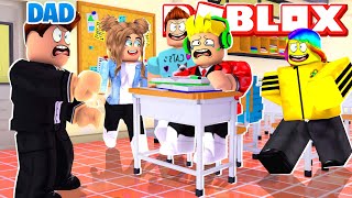 Dad Runs Brookhaven SCHOOL Roblox [upl. by Kyre]